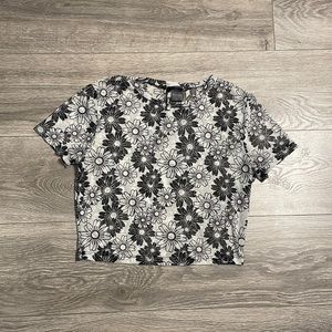 Mesh crop from Semi Sweet, Medium. Black and White.